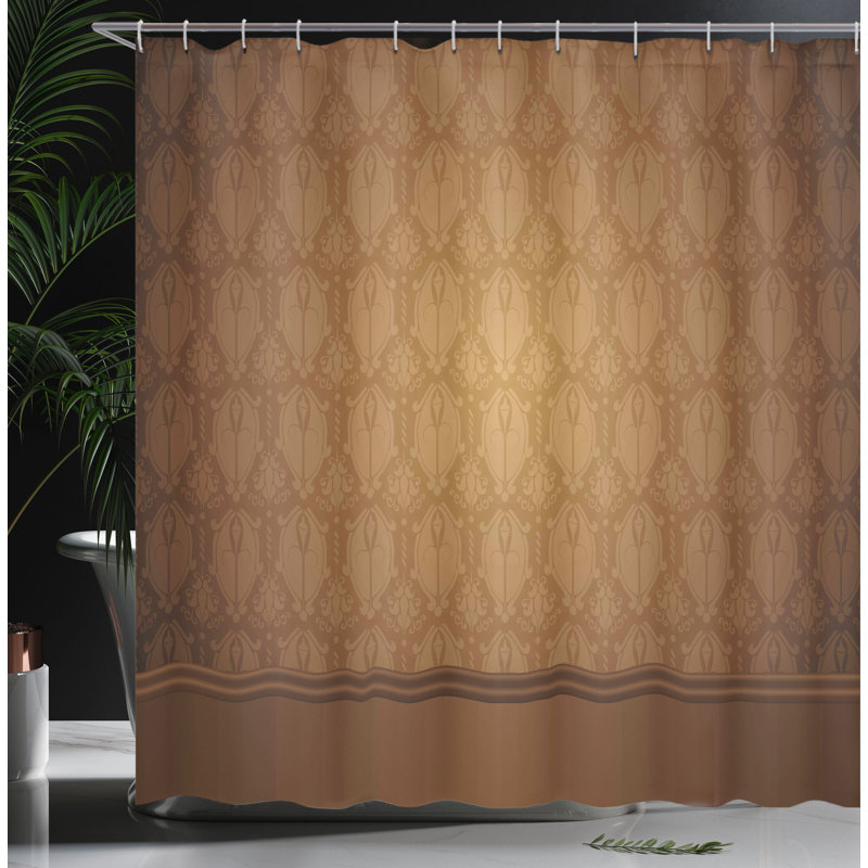 Ensemble de rideau de douche + crochets, H 75 po x l 69 po