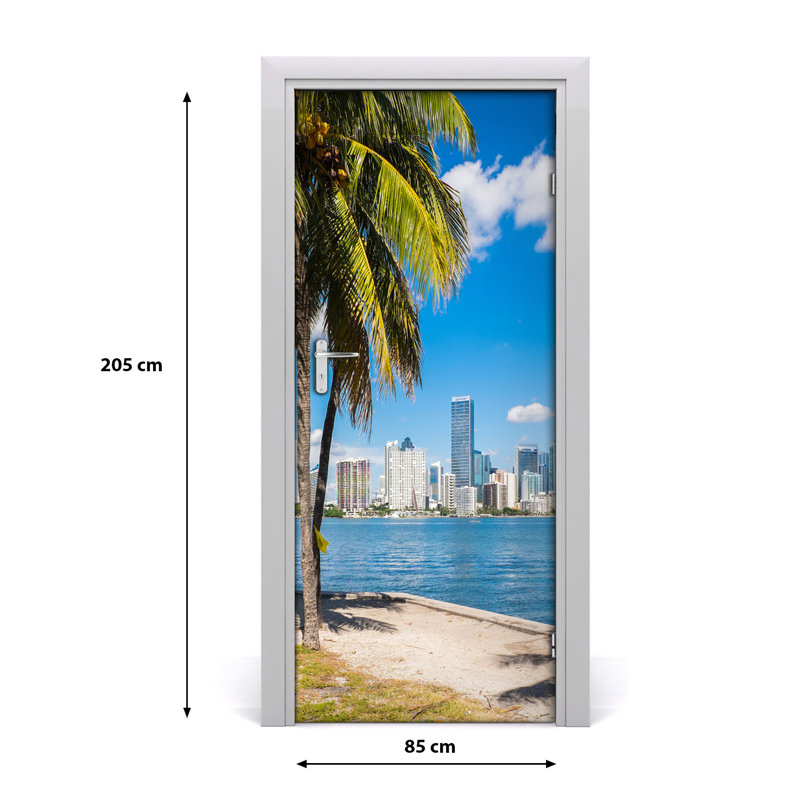 To The Miami Home Door Decal