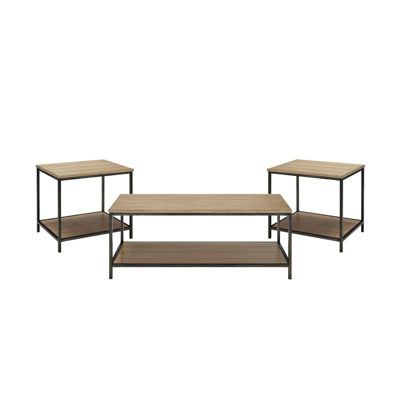 Ensemble de tables basses 3 pièces Gotfred