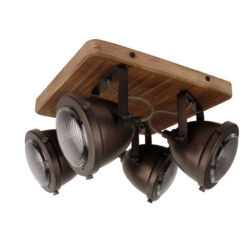 Schmier 1-Light 13cm Semi Flush Mount, Black