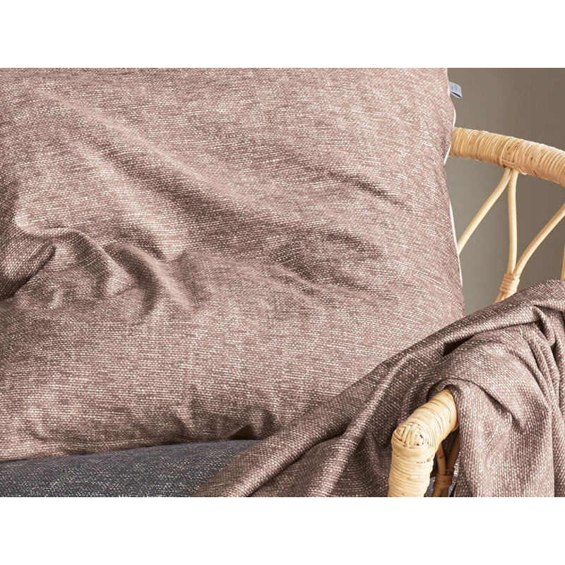 Crown-K 8404 mako satin bedding set, Terra, 135 x 200cm - 1 Pillowcase ( 80 x 80cm)