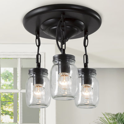 Temescal Glass Flush Mount