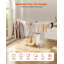 Séchoir à vêtements, séchoir à linge pliable à 2 niveaux avec pinces à chaussettes et 21 tiges de séchage, grilles de séchage en métal à hauteur réglable pour cintre extérieur et intérieur, autoportant et peu encombrant, blanc