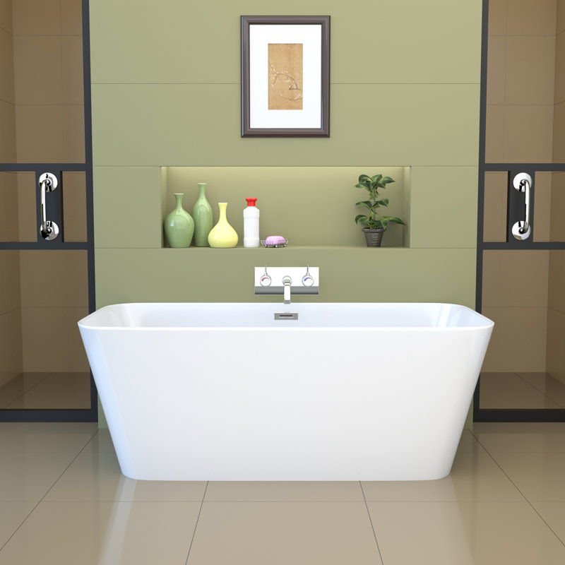 Baignoire de trempage autoportante 59 "x 26"