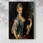 Portrait rétro - peinture sur toile tendue-745402975