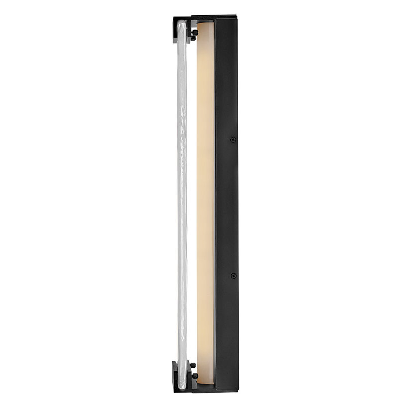 Zayde 8" W LED Outdoor Wall Lantern, Black