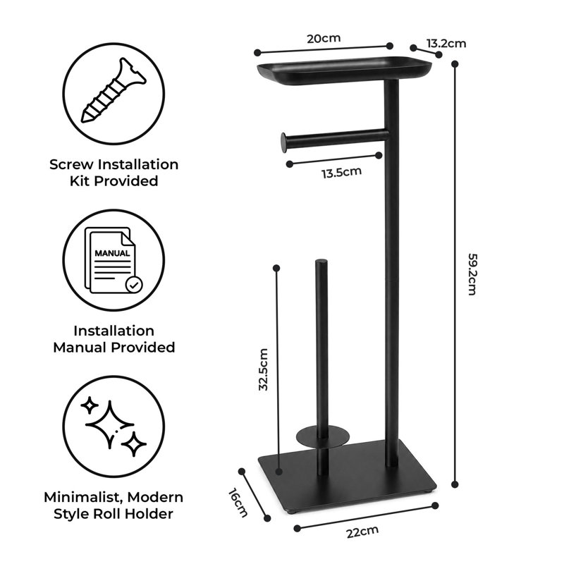 Free Standing Toilet Paper Holder