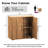 Arched Accent Cabinet Gold Handle Adjustable Shelf Magnetic Closure Storage Cabinet for Entryway Living Room-117167463