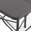 Table de camping pliante portative en aluminium 2 pi