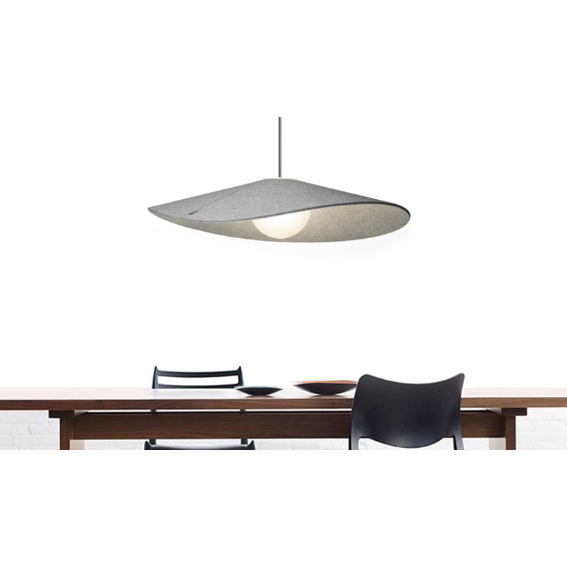Bola Felt Pendant, 117.6" H x 42" W x 42" D