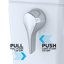 Toilette allongée deux pièces Aqua® IV Arc 1,28 GPF (siège inclus)
