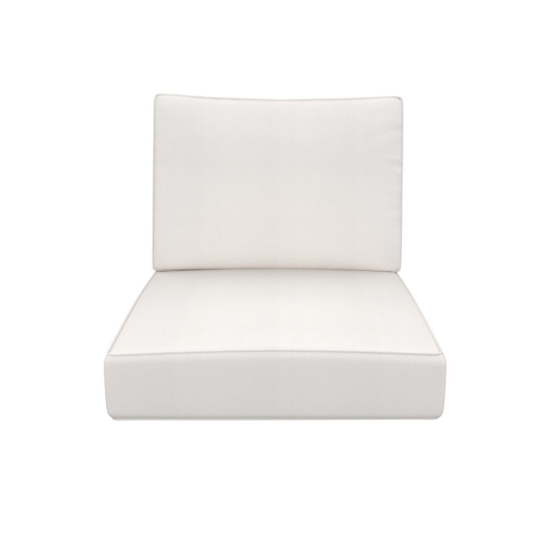 Coussin de chaise Sunge, 23 po x 25 po, Toile de lin Toile Sunbrella®