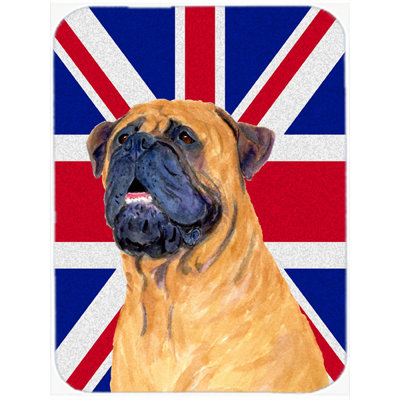 Union Jack Wood Glass Cutting Board