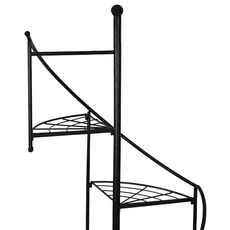 Support pour plante d'escalier en spirale résistant aux intempéries Runge