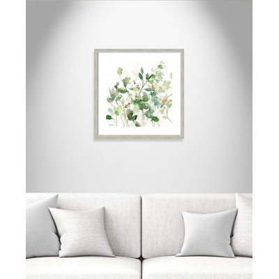 Geldens Sage Garden I' Framed Watercolor Painting Print