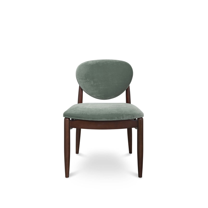 Carlton Side Chair, Silver Sage Velvet