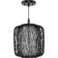Luminaire suspendu cylindrique à 1 lumière Annasofia-88566806