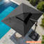 Parasol rectangulaire en porte-à-faux 128 po x 104 po, base lestée non inclus-1780840710