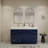 60" Double Bathroom Vanity Set with Drawers and Doors-70381296