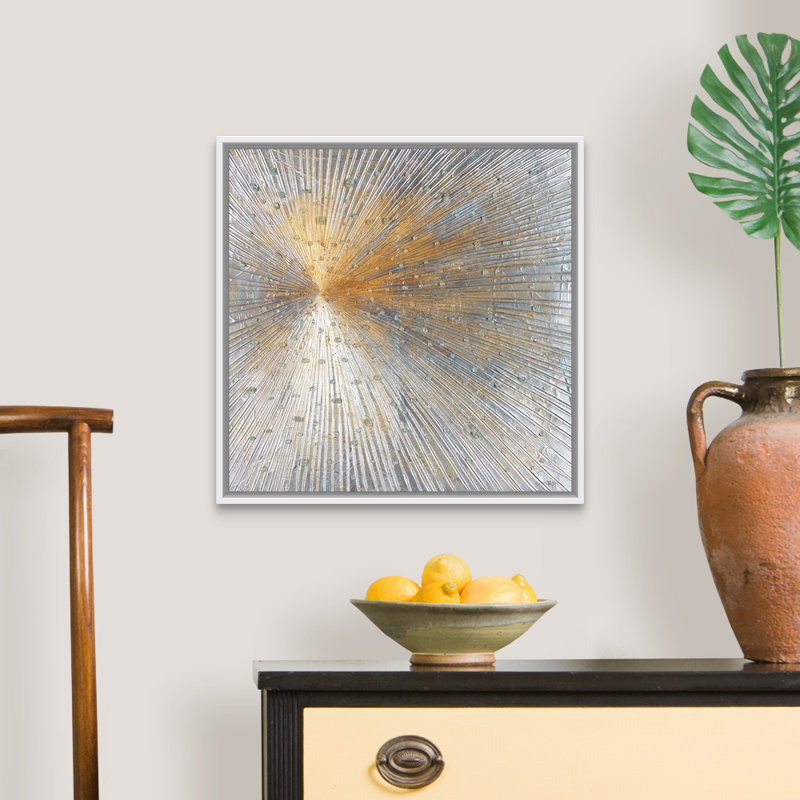 «Starburst of Crystals» par Joseph Michaels, reproduction d'art graphique sur toile, H 22 po x l 22 po x P 1,75 po