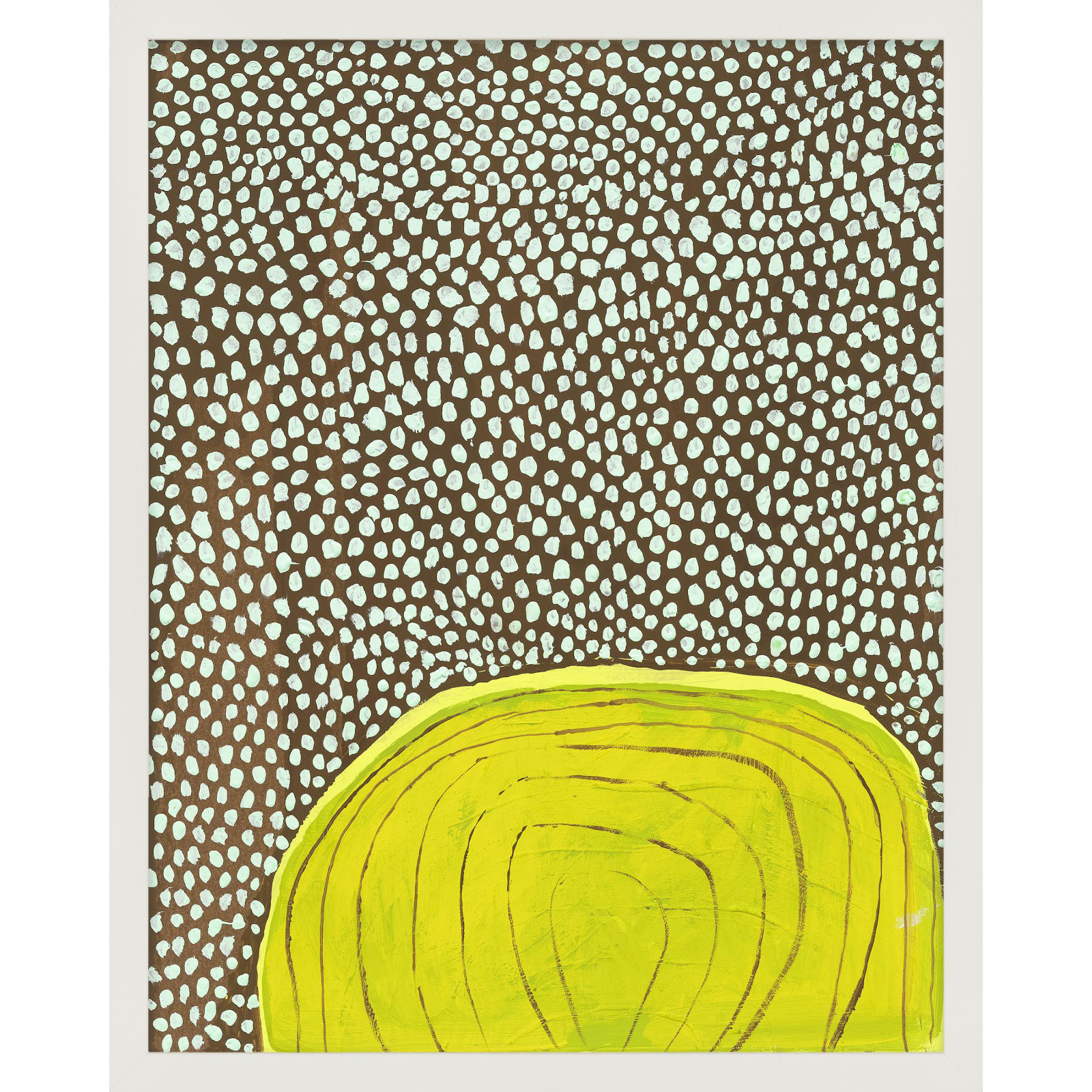 Starscape 3 by Andrea Stokes, 38" H x 30" W, White