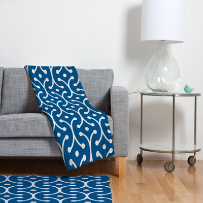 Couverture piquets denim Flemings