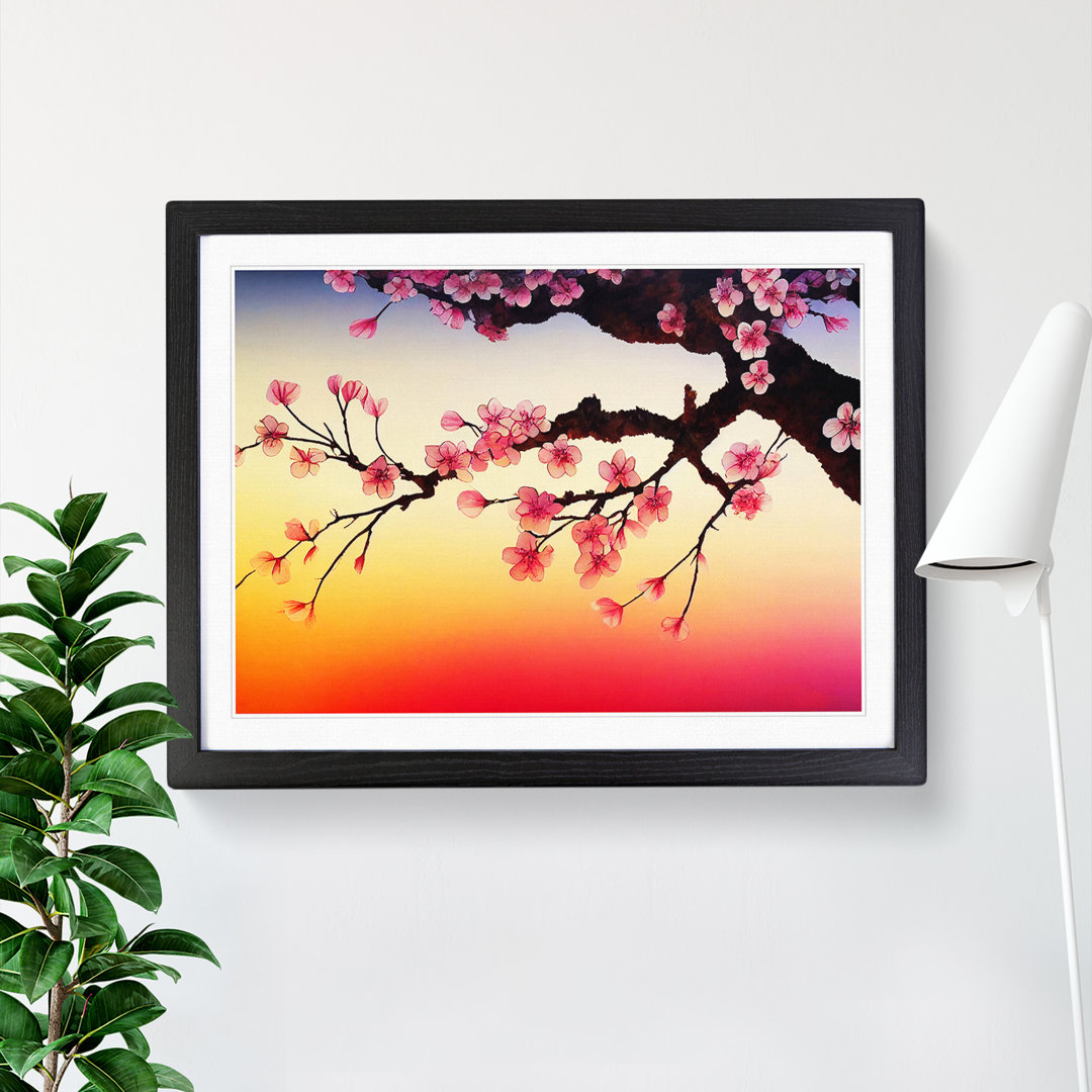 Miraculous Cherry Blossom Tree Flowers - Framed Print