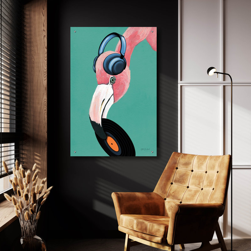 Art mural en verre sauvage 4 pi par Yvette St. Amant, H 36 po x l 24 po x P 0,2 po