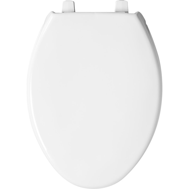 Siège de toilette allongé en plastique