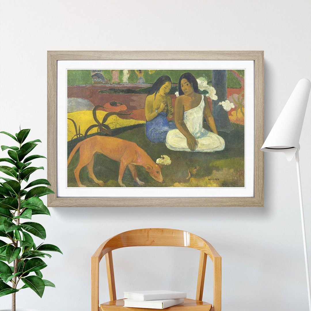 Arearea by Paul Gauguin - Picture Frame Painting