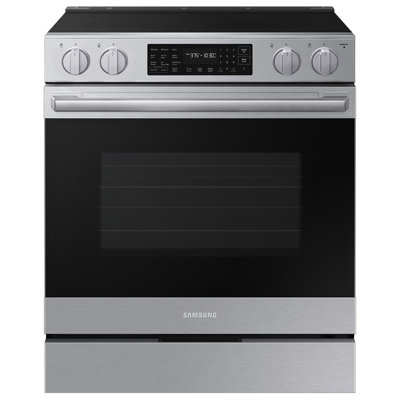 Bespoke 6.3 cu. ft. Smart Slide-In Electric Range with True Convection in Stainless Steel