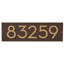 Floating Modern 4" Number Horizontal Address Plaque (5 Digits)-445667429-445667542-445663365