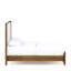 Grand lit tapissier en noyer