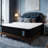 10/12/14 Inch Euro Top Mattress In A Box Memory Foam Hybrid Mattress With Individually Pocket Springs Medium Firm Strong Edge Support White With Black Rim-1749646899-1749646896