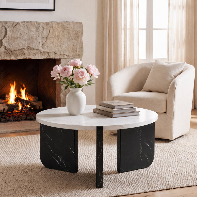 Table basse 31,5 ", 16.5"H X 31.5"W X 31.5"D, Brown