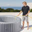 Spa gonflable rond portatif 81,9 x 26 po pour 4 à 6 personnes