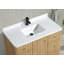 Meuble-lavabo simple 42 po avec plateau en pierre d'ingénierie La Jolla