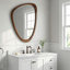 Miroir noyer noir 20 x 30 po