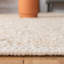 Tapis ivoire en laine et en coton tissé à la main Manon Natura-303233053