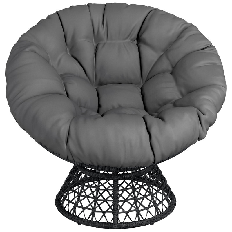 High-Density Polyethylene (HDPE) Outdoor Garden Chair, Grey