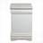 White 2-Drawer Traditional Nightstand - Louis Phillipe Collection-2135429710