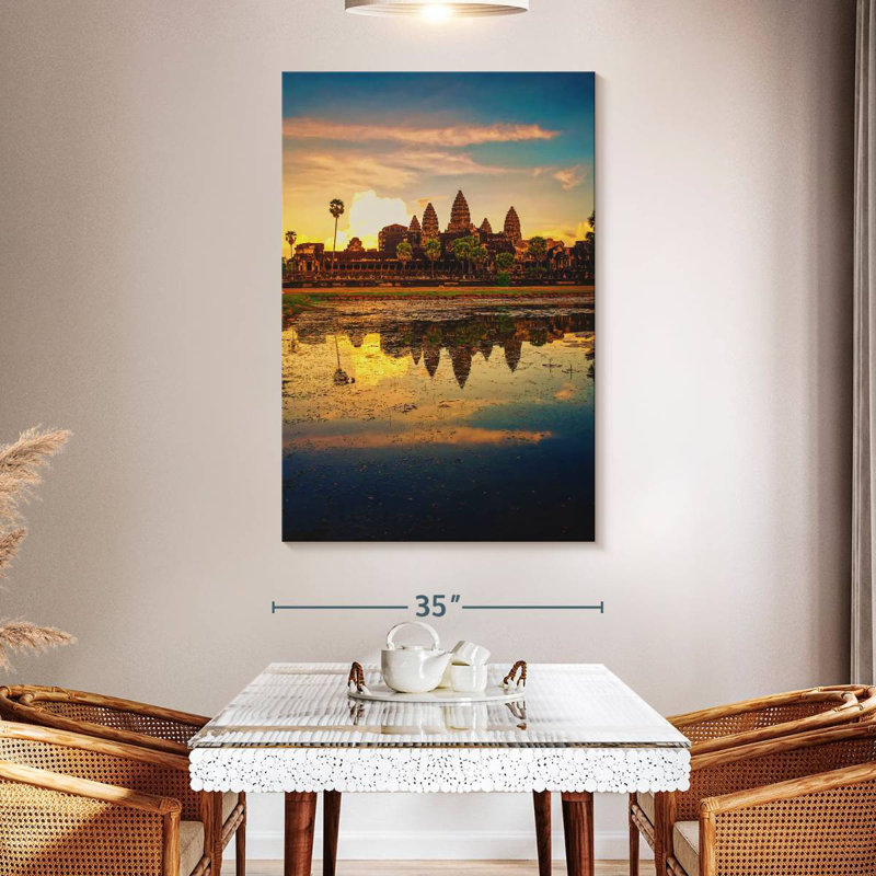 Adella Angkor Wat, 51" H x 34" W