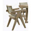 Charmantes chaises rembourrées en polyester pour un décor de salle à manger élégant-707556084-707556080