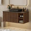 Meuble-lavabo simple avec comptoir en pierre frittée Dexheart-1788854393-1798174536