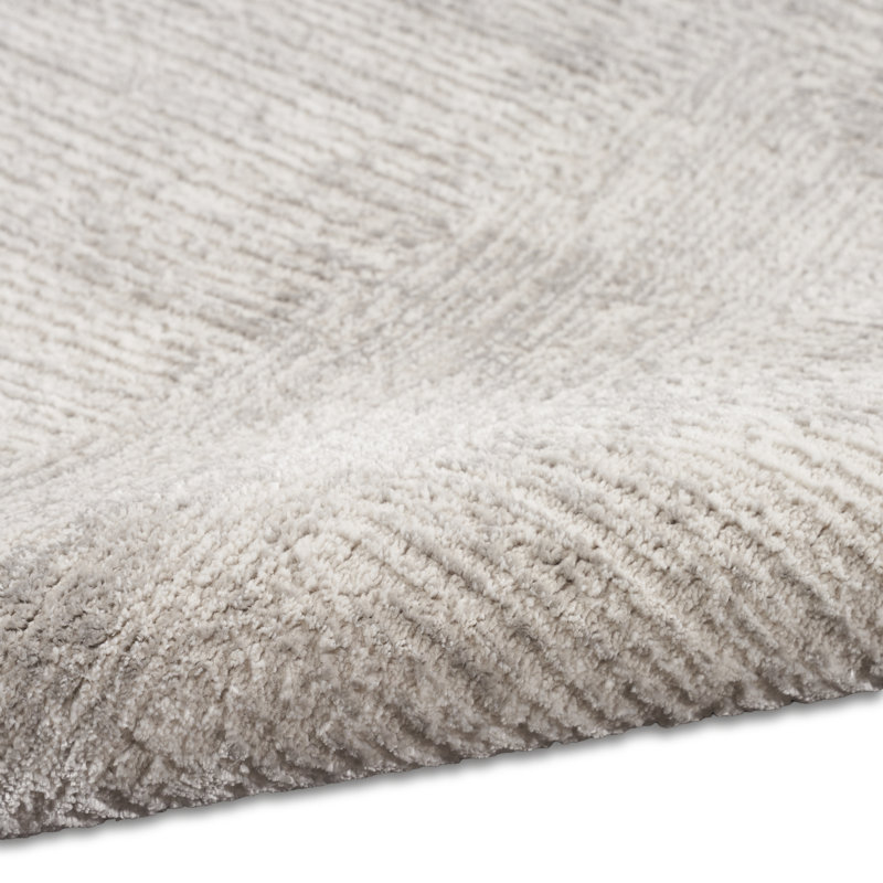 Calvin Klein Irradiant Silver Rug, Rectangle 160 x 221cm