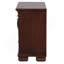 Table de chevet 2 tiroirs Lyndon G09400-N, cerise