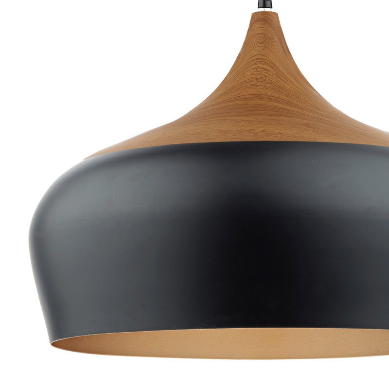 Nataly 1 - Light Dome Pendant, Black