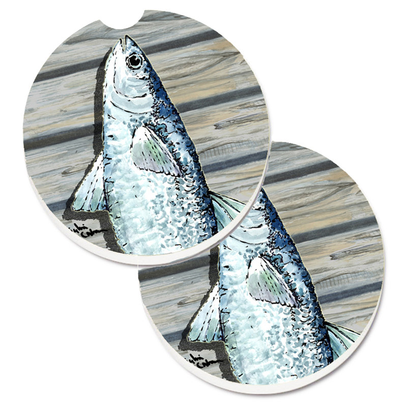 Sous-verre fish mullet voiture