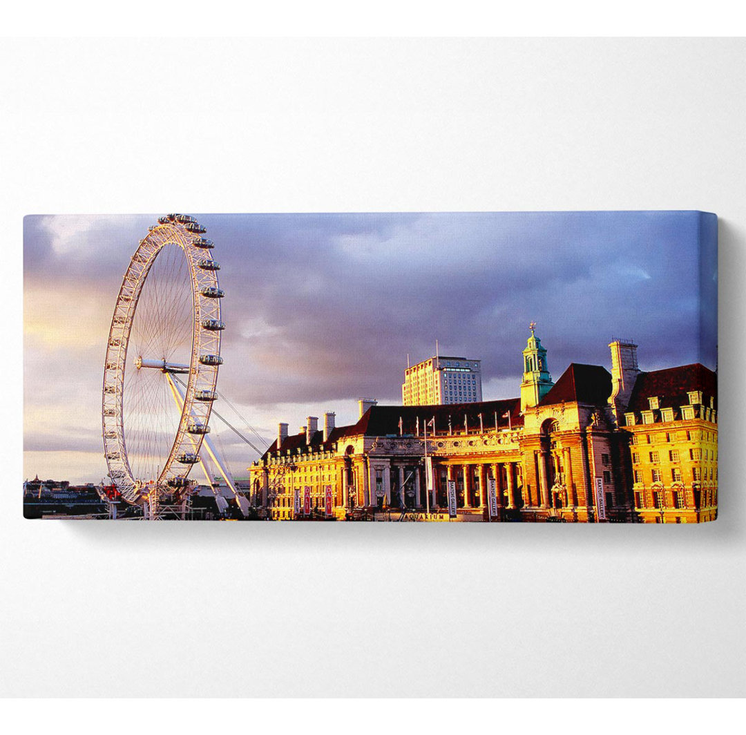 London Eye Morning Light - Kunstdrucke auf Leinwand