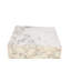 Giza 32" Drum Coffee Table in Alabaster Marble